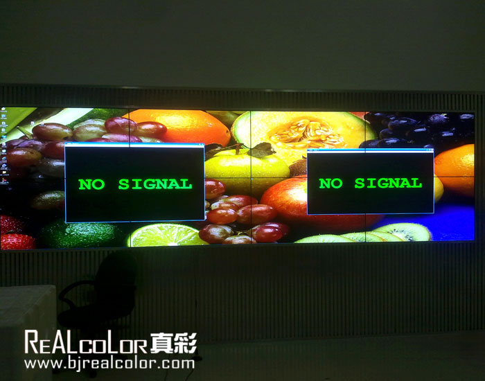 真彩科创液晶拼接屏应用于北京某客服中心