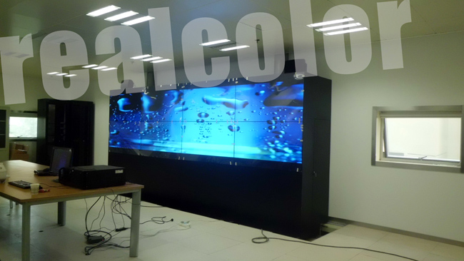 55寸液晶大屏幕拼接屏用于呼和浩特电力科学研究院